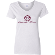 Load image into Gallery viewer, G500VL Ladies&#39; 5.3 oz. V-Neck T-Shirt